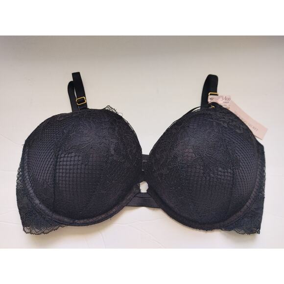 Victoria's Secret Bra Very Sexy Pushup 34DD Lace Overlay NWT - Picture 1 of 5